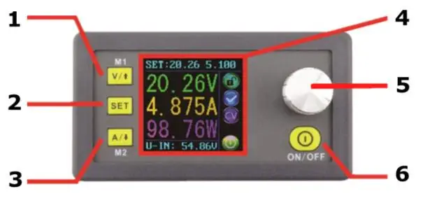 DPS8005 programmable constant voltage current Step-down power supply module Voltmeter Ammeter buck converter 80V 5A 40%Off