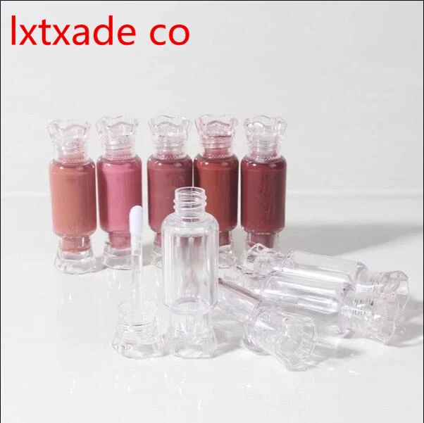 

Free Shipping New Style 8 ml Empty Lip Gloss Square Containers Lip Balm Lipstick Lip oil Tubes Pick Bottles Wholesale Retail