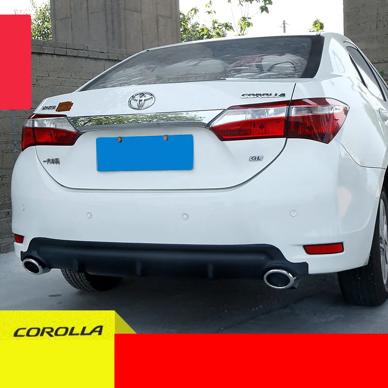 Lsrtw2017 Автомобильный задний бампер для toyota corolla 2013 2014 2015 2016 2017 2018 E170|bumper for toyota|corolla