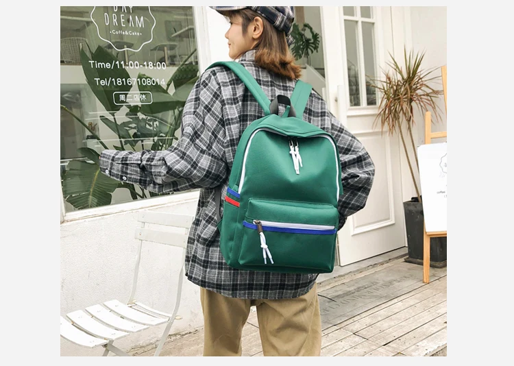 Menghuo Women Backpack Waterproof Nylon School Bags for Teenager Girls Female Preppy Style Small Backpack Mochilas Women Bag New_32