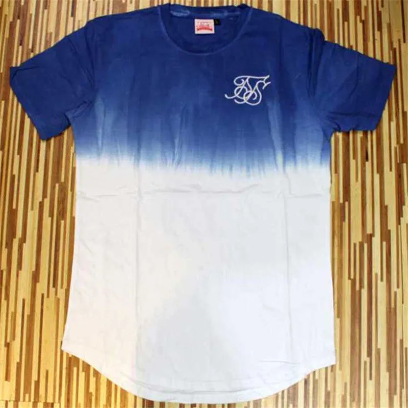 

New Men Ss Silk Kanye West Sik Silk Men's Casual Hip Hop T-Shirt Irregular Cut Zipper Short Sleeve Top T-Shirt