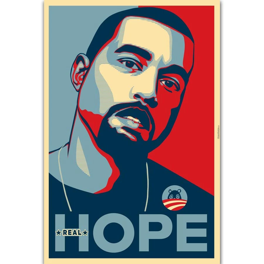 Fx1319 Kanye West The Life Of Pablo Rapper Hope Painting Singer Star Poster Art Silk Light Canvas Home Room Wall Printing Decor Painting Calligraphy Aliexpress