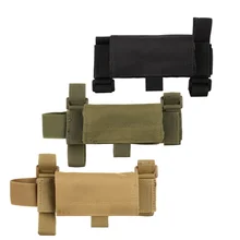 Molle Чехол тактический винтовка щека отдых Riser Pad картриджи держатель холщовый чехол круглый картридж сумка в виде ракушки приклад патроны