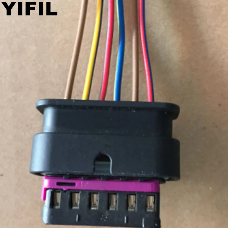 2/4/10pcs/lot 6 Pin/Way Rear Light Connector Taillight Plug With Cable