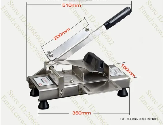 Мясорубка из нержавеющей стали; ручной бытовой баранины аппарат для изготовления роллов, говядины, ягненка слайсер