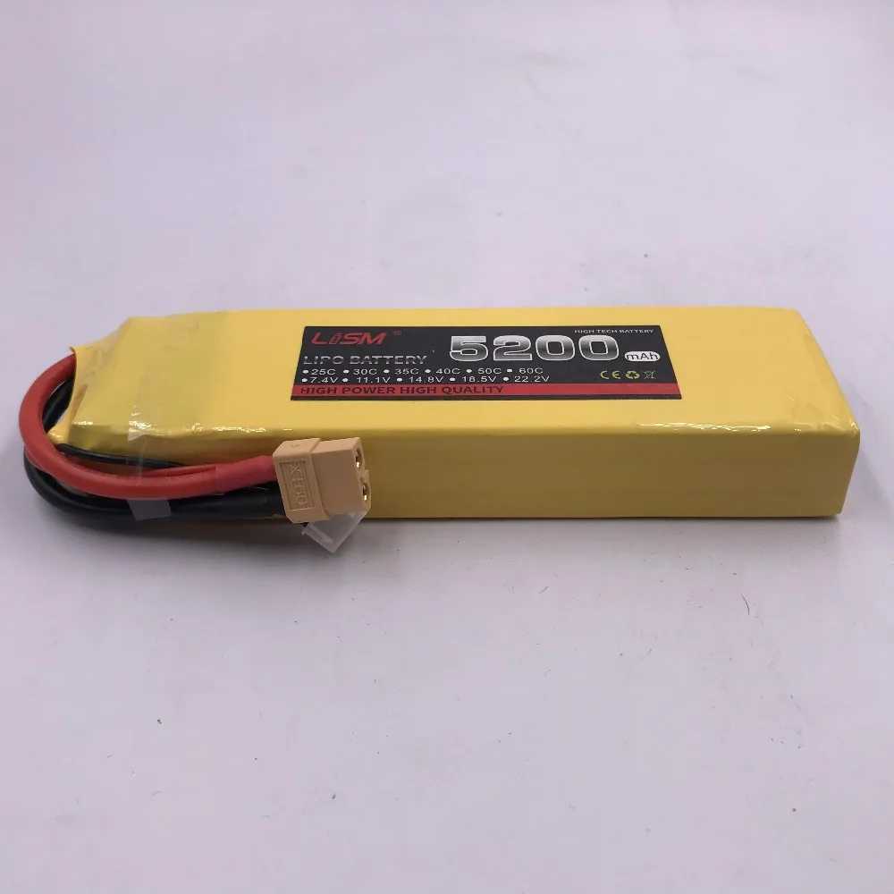 

High-Quality POWER Lipo 3S Battery 11.1v 5200mAh 25C Battery For RC Helicopter RC Car Boat Quadcopter Remote Control #25y40