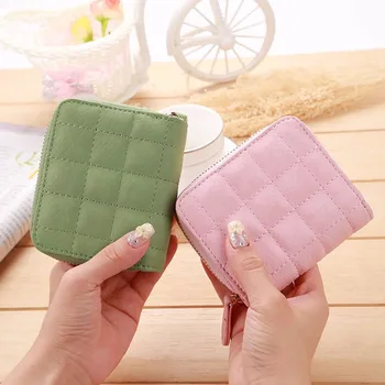 

THINKTHENDO Hot Selling Mini Case Purse Lady Women Leather Clutch Wallet Short Card Holder Handbag Coin Bag 6 Color