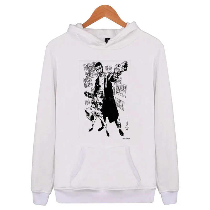 

leon the professional Hoodies Men 2018 Autumn New Slim Fit Fashion Sweatshirts Pullover Plus Size Q5626