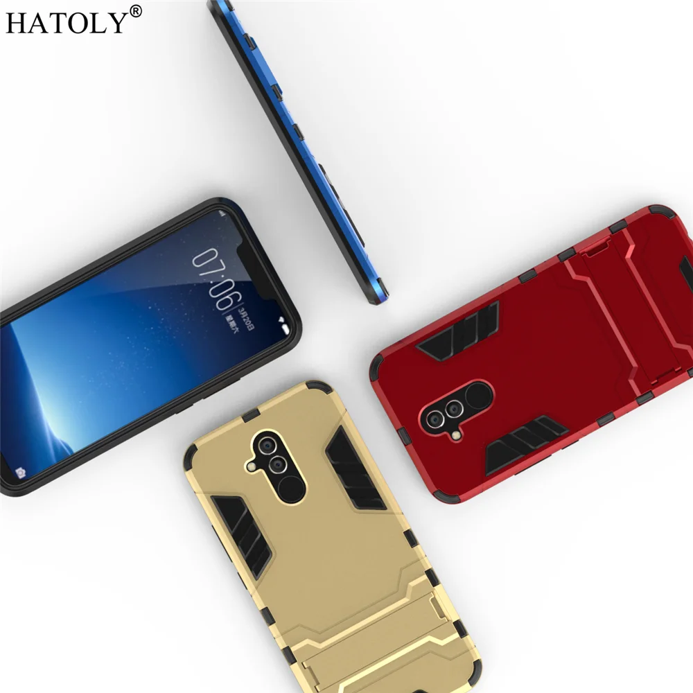 Для Huawei Mate 20 Lite Чехол резиновый робот Броня корпус жесткий чехол для телефона