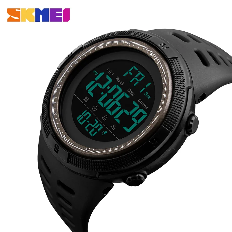 

Sports Watches Men Dive 50m Digital LED Army Watch Mens Casual Electronics Wristwatches relojes hombre 2019 Luxury Brand SKMEI