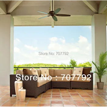 

New Arrival Outdoor Furniture La Vie Deep Seating Rattan Sectional Sofa Set