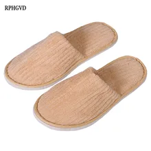 Одноразовые тапочки; мужские и женские гостиничные принадлежности; утепленные Нескользящие домашние тапочки из бархата кораллового цвета; Мужская обувь для путешествий