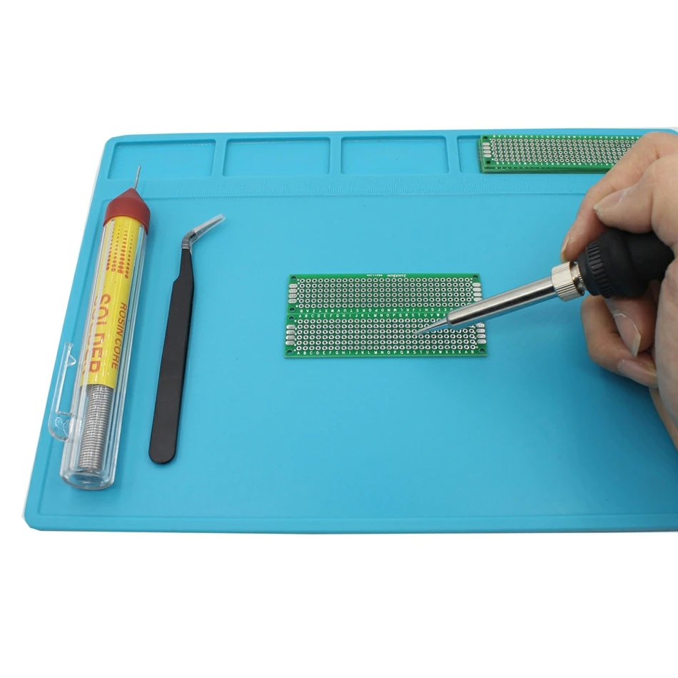 28x20cm Heat Insulation Pad Silicone Mat Maintenance Platform for BGA Phone Repair Anti-static Pad