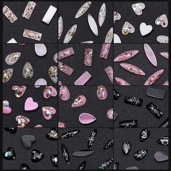 

10 pieces Nail Rhinestone nail ornaments special-shaped nail stickers