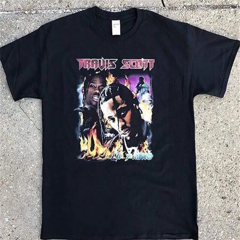 2018 Новинка Трэвиса Скотта ASTROWORLD CONCERT MERCH летние мужские и женские хлопковые 100% 1:1
