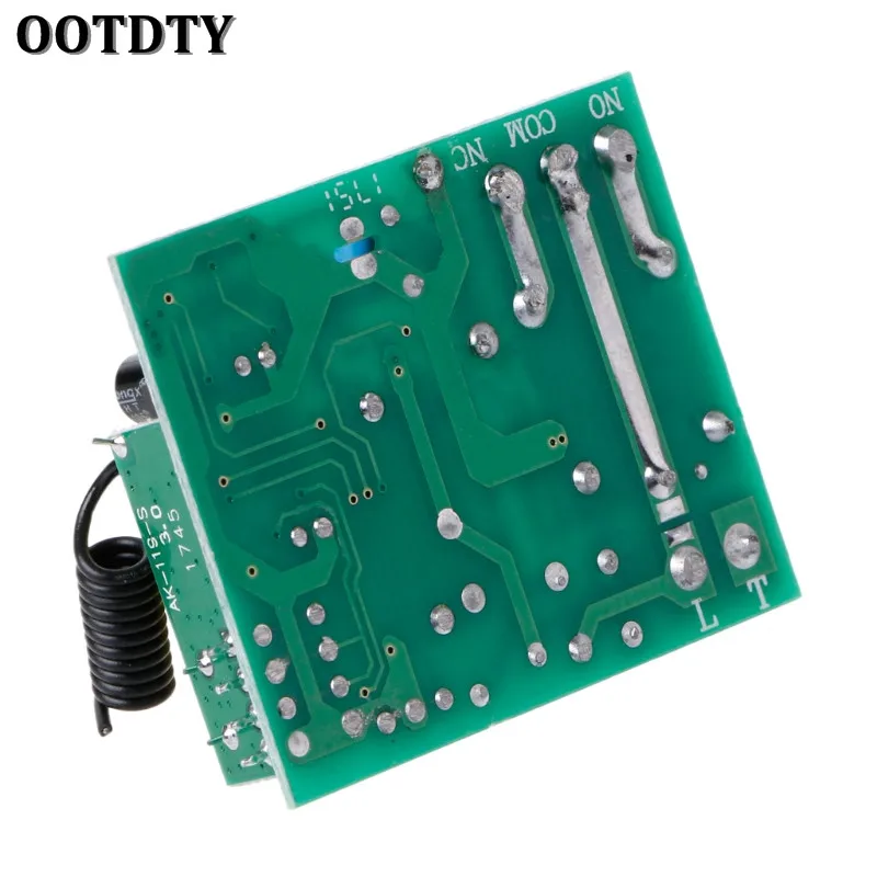 OOTDTY AC 220V 10A 1CH RF 315MHz беспроводной пульт дистанционного управления приемник+ передатчик Комплект