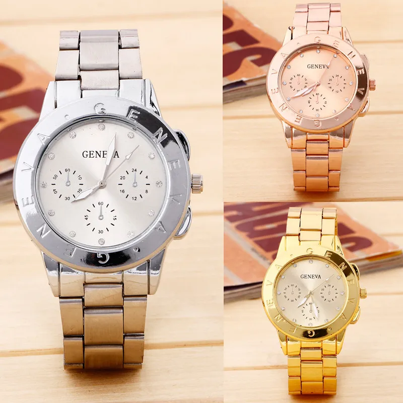 Часы otoky женские часы Geneva Reloj Mujer Montre Femme кварцевые мужские наручные из нержавеющей