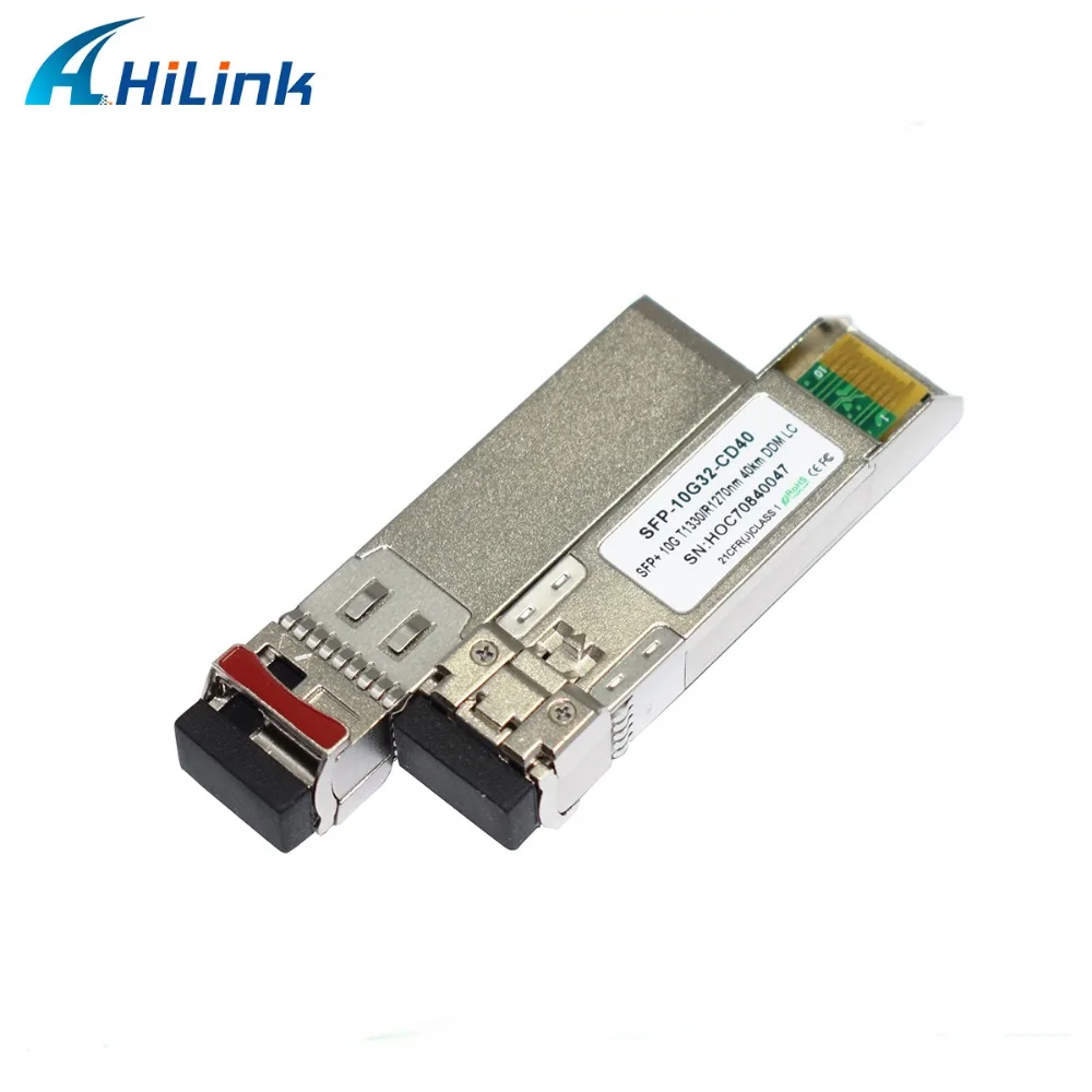 10G WDM SFP+ bidi T1270/R1330nm T1330/R1270nm 40 км bidi SFP+ Совместимость с SFP+ с разъемом LC