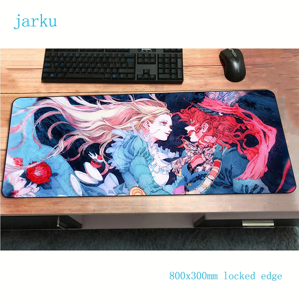Игровой коврик для мыши Алиса в стране чудес 800x300x3 мм|Коврики мышей| |