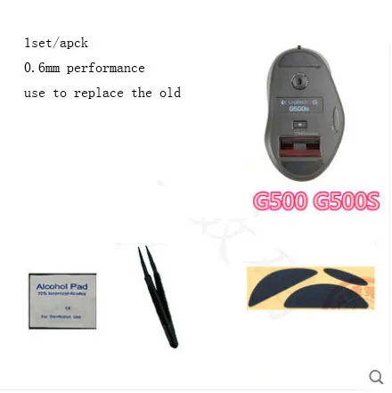 1 компл./упак. оригинальный Горячая линия игры мыши ноги для Logitech G500 G500S уровень