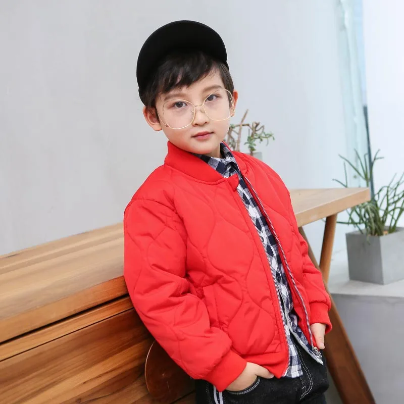 

New Warm Children Winter Clothes Solid Color Jacket Children Clothing Windbreaker Jackets Casual Hooded Girls Thick Warm 2-12T