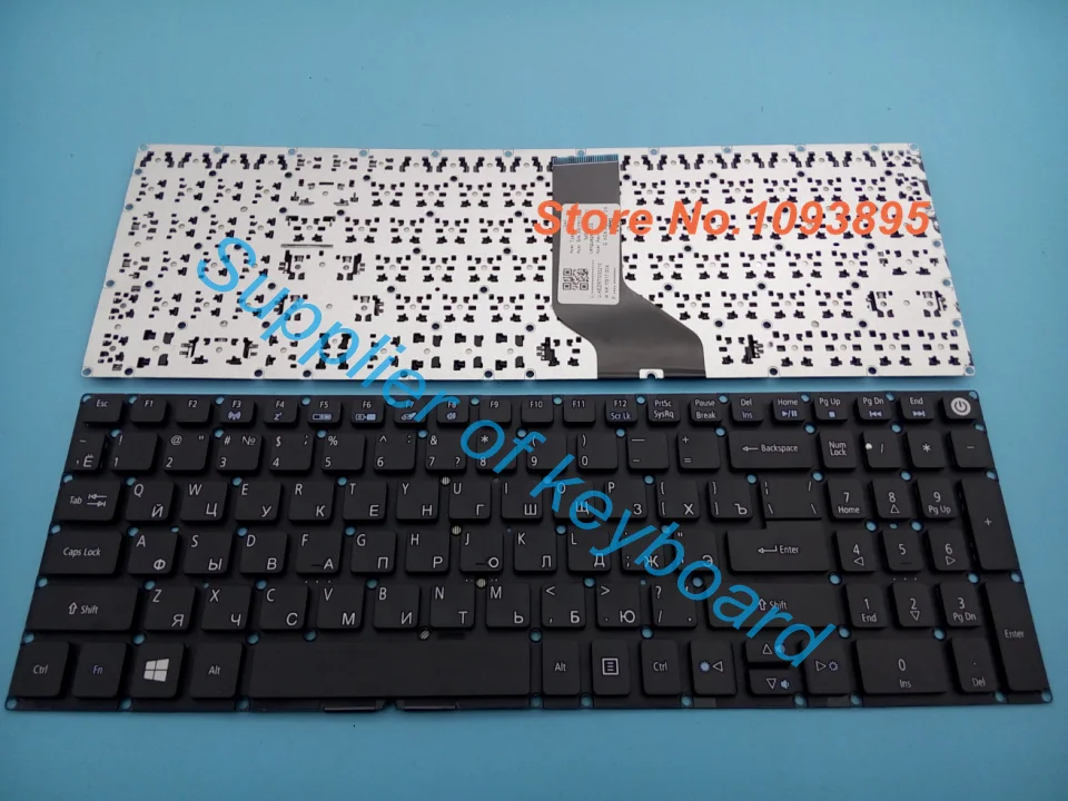 Новая русская клавиатура для Acer E5-522 E5-522G E5-522T E5-532 E5-532T E5-532G E5-772G E5-752G E5-752 Русская |