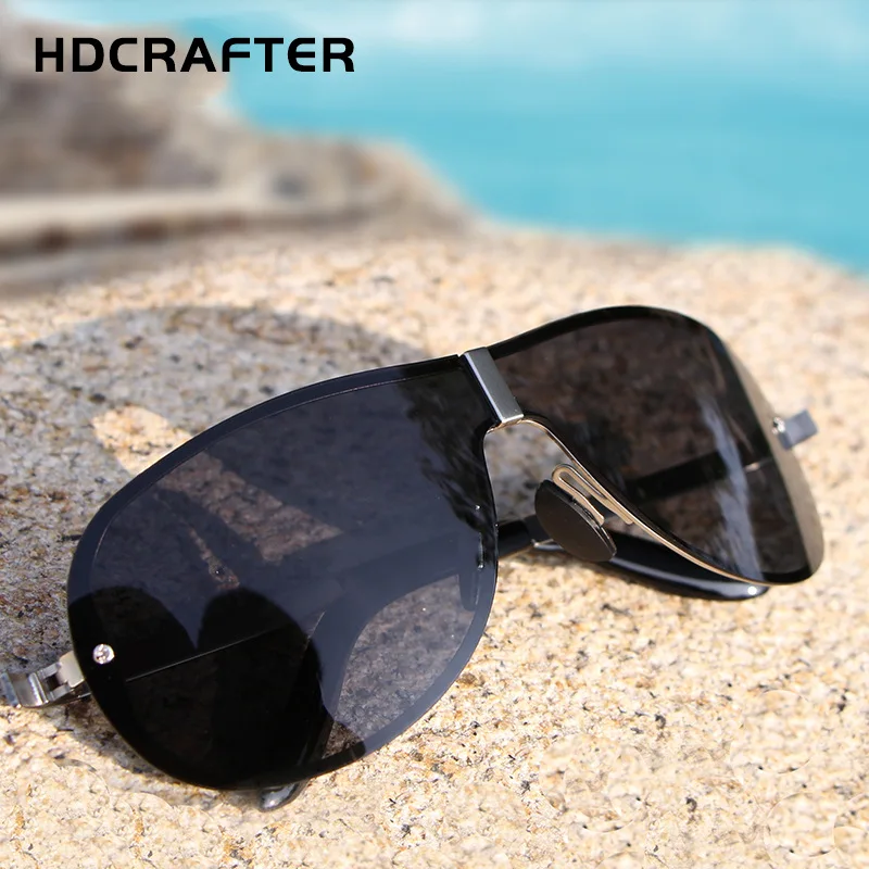 HDCRAFTER Men/'s UV400 Protection Polarized Outdoor Aviator Sunglasses Glasses
