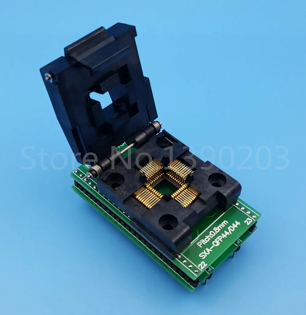 

QFP44/PQFP44/TQFP44 To DIP44 SA245A Pitch 0.8mm IC Programmer Socket Adapter