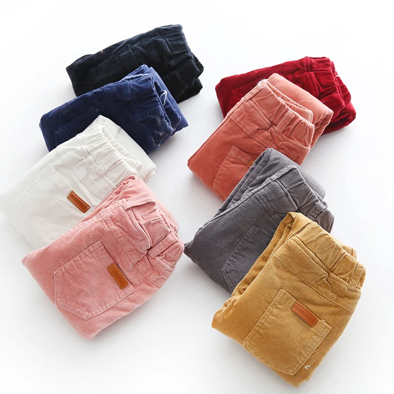 2017 New Autumn Winter Children Warm Pants Boys Girls Corduroy Trousers Kids Elastic Waist Thick Velvet Pants Children's Clothes 2017 New Autumn Winter Children Warm Pants Boys Girls Corduroy Trousers Kids Elastic Waist Thick Velvet Pants Children's Clothes