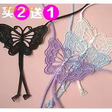 Anyongzu/5 шт.; летняя бретелька для бюстгальтера с бантиками на спине; Невидимый кружевной бюстгальтер с бабочкой