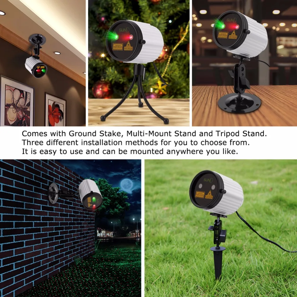 4 IP65 Waterproof Landscape Laser Light