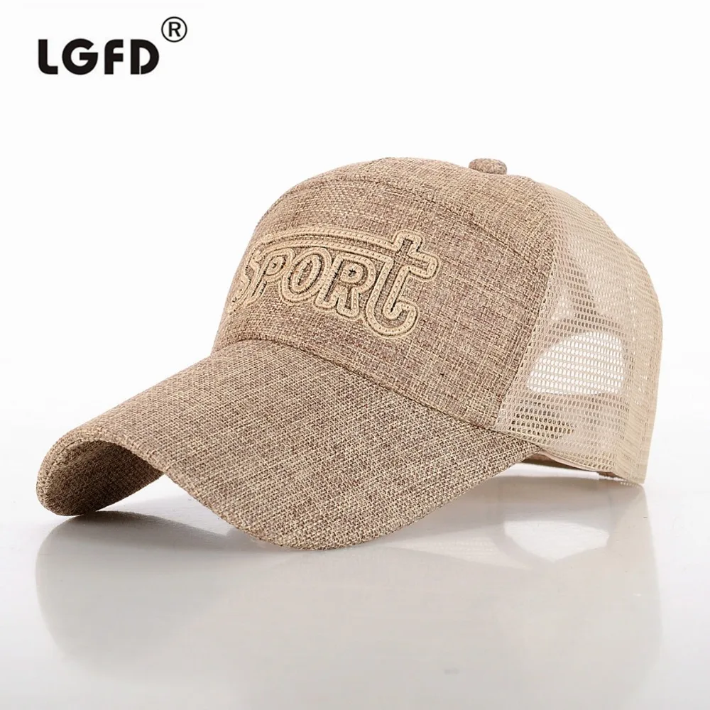 

LGF16C12 Men's SUMMER linen mesh cap TRUCKER HAT baseball cap