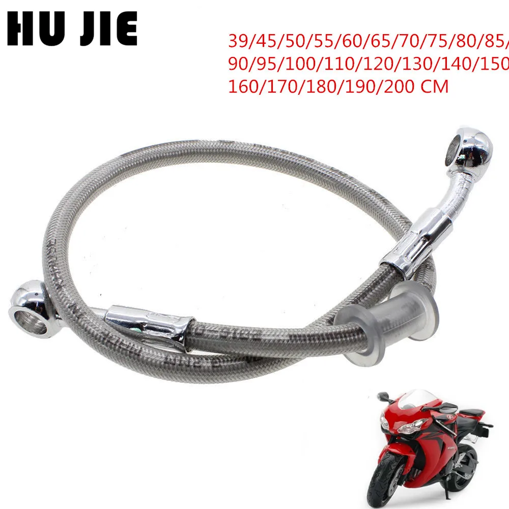 

Universal Motorcycle brake Hose Braided Steel Brake Clutch Oil Hose Line Pipe Fit ATV Dirt Pit Bike Car-Styling