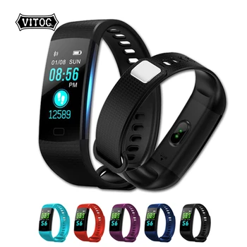 

VITOG Y5 Smart Bracelet IP67 Waterproof Heart Rate Blood Pressure Oxygen Fitness Bracelet Multi Sport Mode Smart Wristband Watch