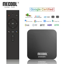 Android 9,0 ТВ приставка Mecool KM9 PRO 4G 32G google сертифицированная ТВ приставка Amlogic S905X2 2,4G/5G Wifi приставка