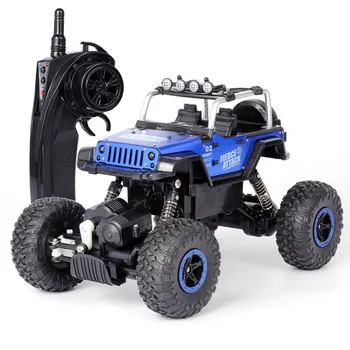 

2019 newest 1/18 2.4G 4CH 4WD Rock Crawlers 4x4 Driving Car Remote Control Model Off-Road Vehicle Toys