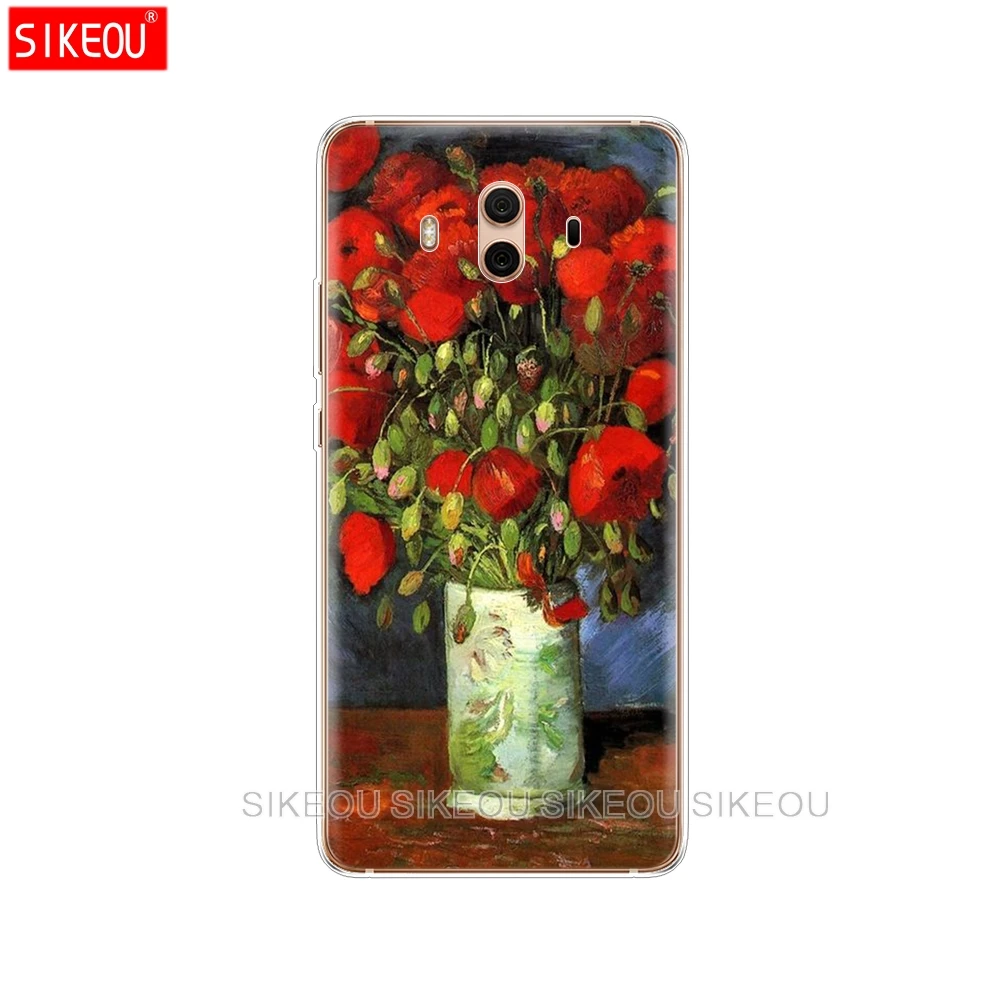 Силиконовый чехол для телефона Huawei mate 7 8 9 10 pro LITE картина маслом ван гога|Бамперы| |