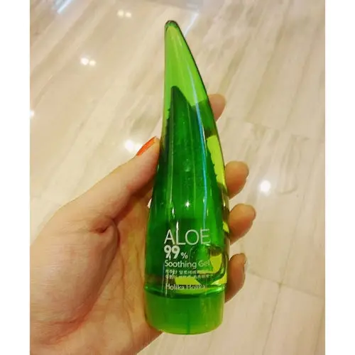 Успокаивающий Гель для лица HOLIKA Aloe 99% 55 мл * 2 шт. восстанавливающий крем