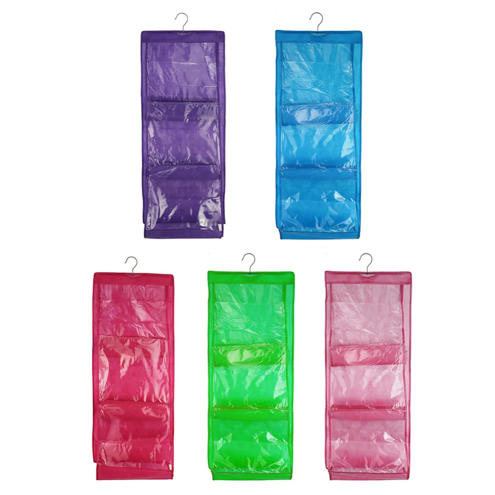 المنظم حقيبة يد حقيبة التخزين s الأحذية شنقا حقيبة التخزين عالية اللوازم المنزلية 6 جيب خزانة رف الشماعات