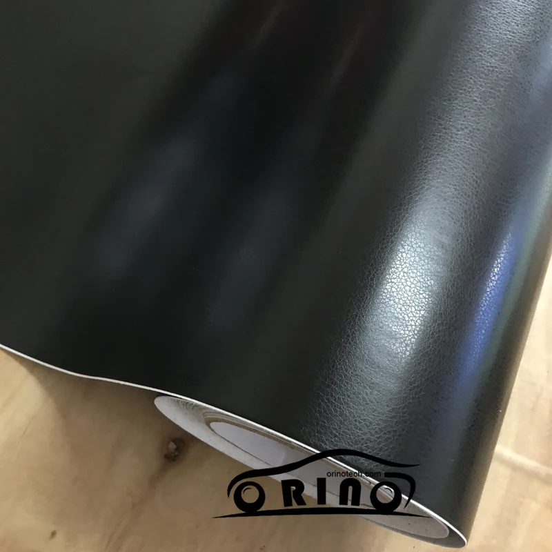 Black Leather Vinyl Film Sticker-6