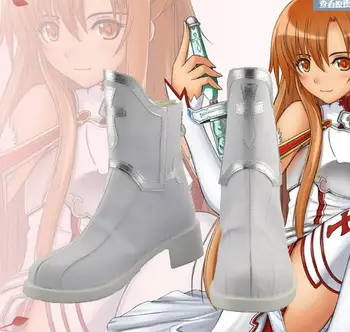 

Anime Sword Art Online SAO Asuna Yuuki Cosplay Boots Shoes