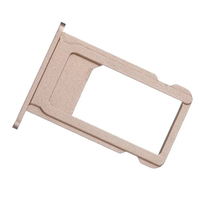 

SIM Card Tray Holder Slot Replacement Adapter for iPhone 6S 6 S 4.7 inch Repair Parts Rose Gold Gray Silver Mobile Accessories