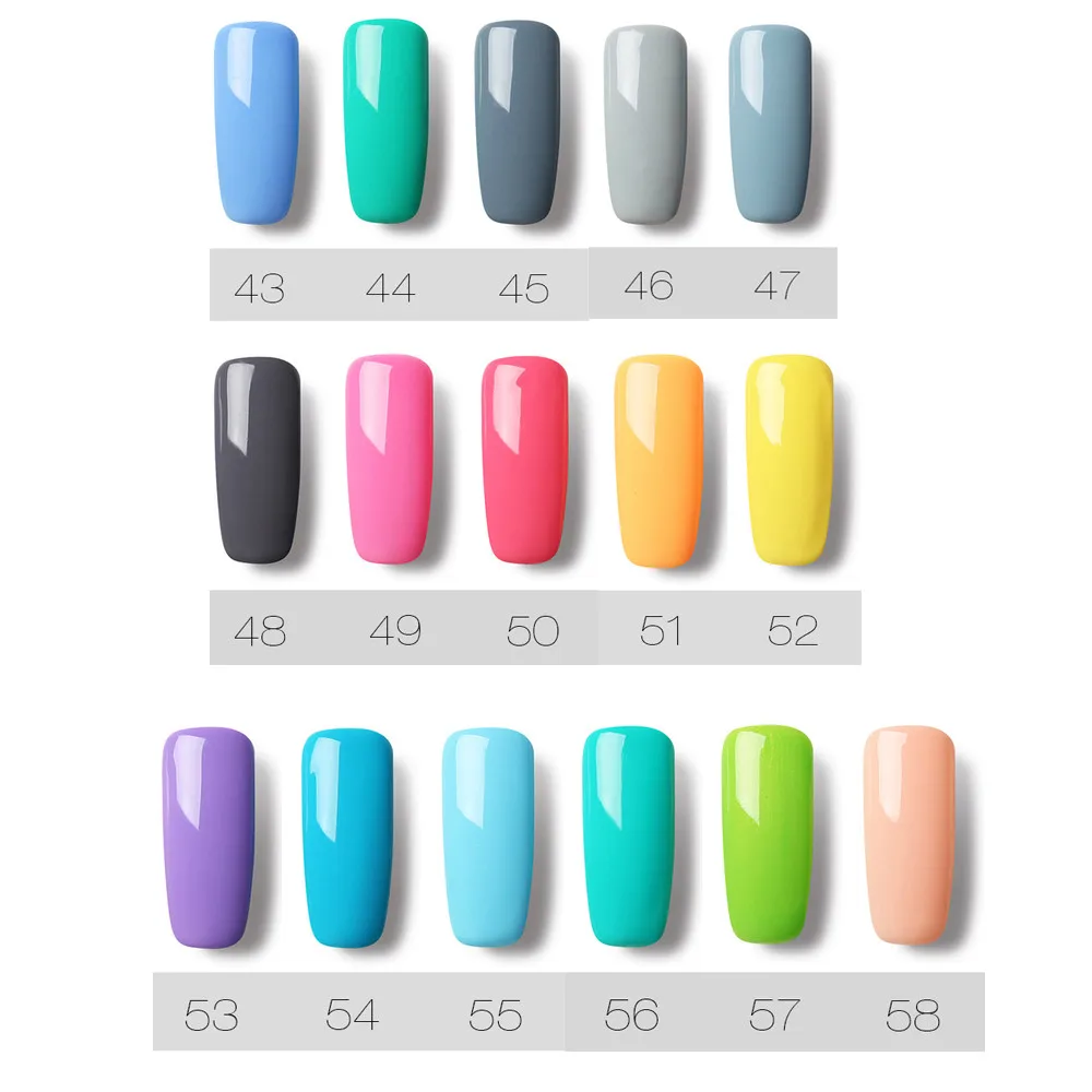 

ROSALIND 7ML UV Gel Nail Polish LED Lamp Gel Lacquer Pure Colors Gel Nail Art Polish Varnish For Manicure Uv