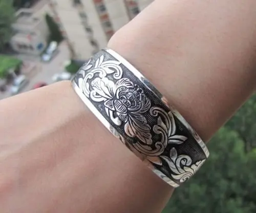 New Tibetan-style bracelet Tibetan silver Chrysanthemum | Украшения и аксессуары