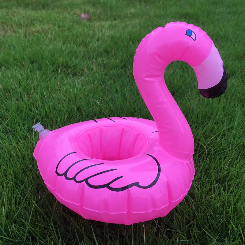 

Mini inflatable Cup Holder Unicorn Flamingo Drink holder pool Float PVC Swimming Pool Bathing Kids Toy Party Decoration