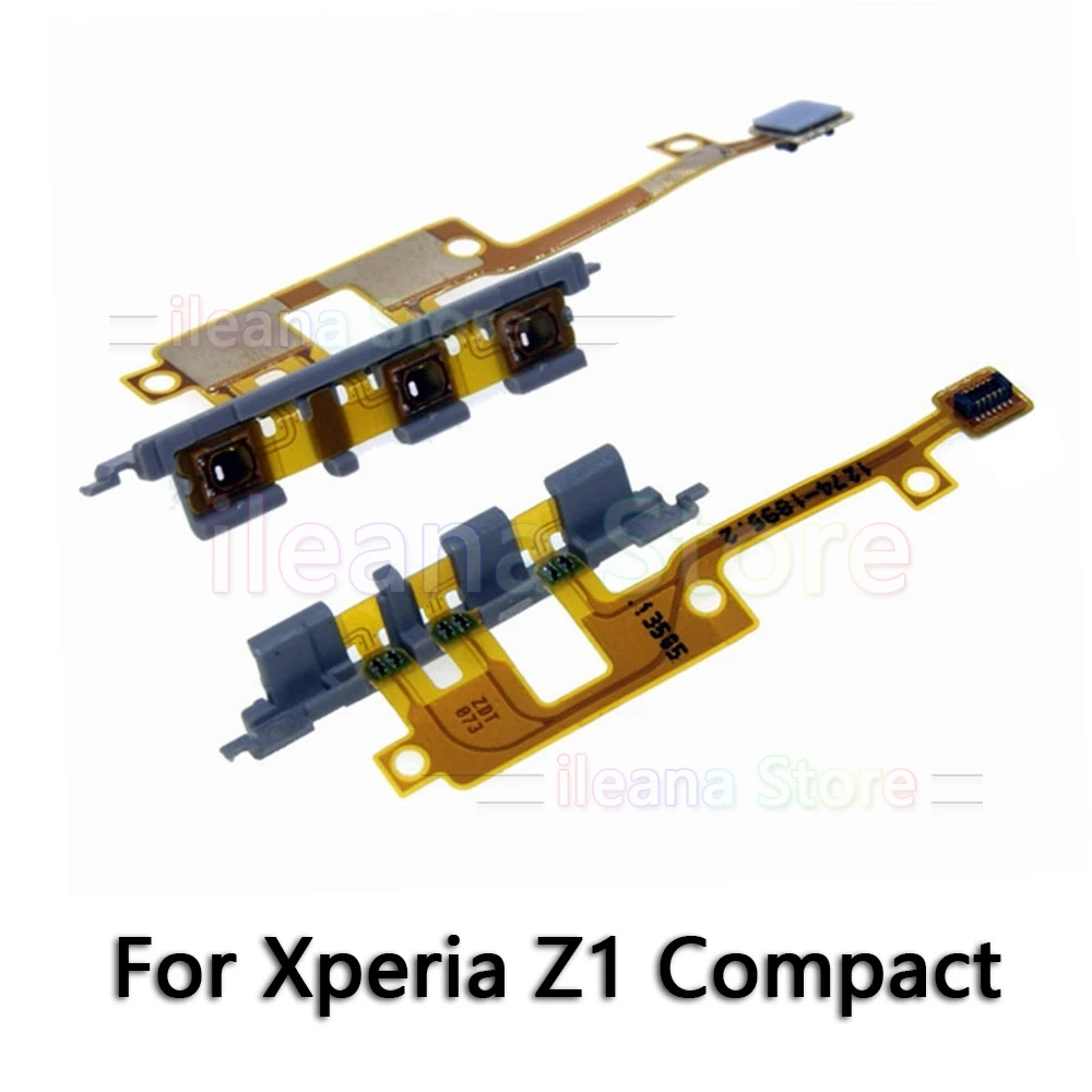 Для sony Xperia Z Z1 Z2 Z3 Z4 Z5 Compact Premium Plus, Оригинальная док-станция для зарядки, ЖК-коннектор, Кнопка громкости, микрофон, гибкий кабель - Цвет: Z1 Compact