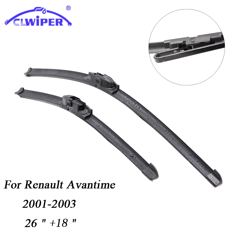 CLWIPER Wiper Blades For RENAULT Avantime(2001 2002 2003 Car Windscreen Wiper Windshield Wiper