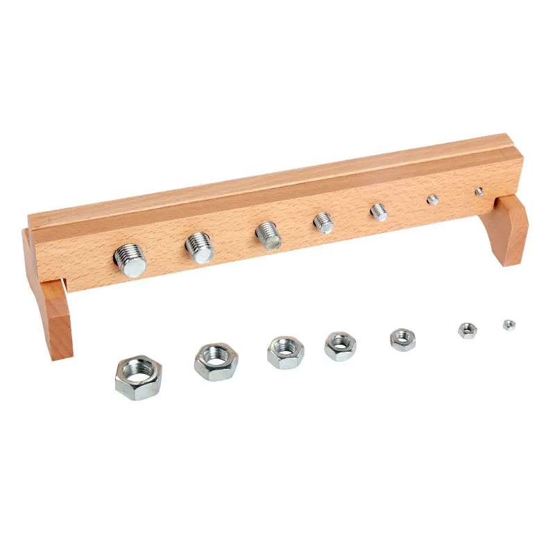 Wooden Montessori Practical Life Montessori Nuts Materials Learning Educational Toys for Toddlers Juguetes Brinquedos MI2564H