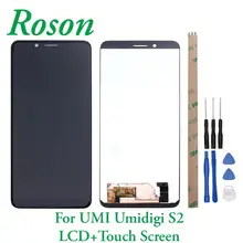 Roson for UMI font b Umidigi b font S2 F602517VA LCD Display And Touch Screen Frame
