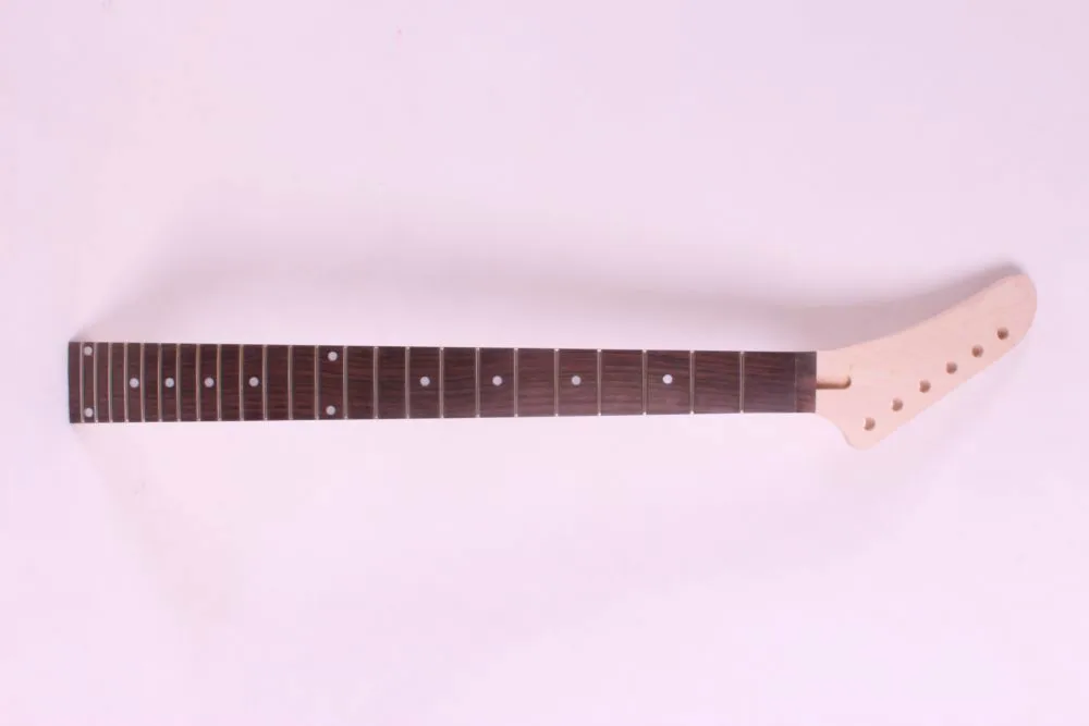 ФОТО one    left  electric guitar neck maple made and rose wood  fingerboard Bolt on 24 fret